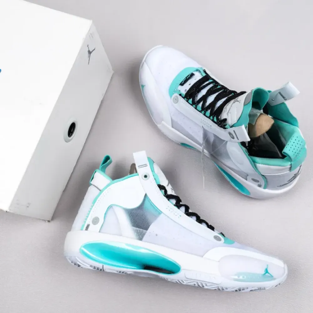 Air Jordan 34 “Guo Ailun PE” White Green  BQ3381-103