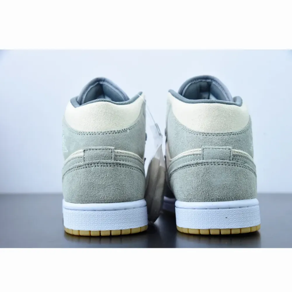 Air Jordan 1 Mid Coconut Milk/Particle Grey/White  DN4281-100