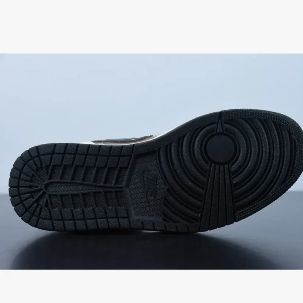 Custom Air Jordan 1 Mid OG ’Video Game’ Mocha White