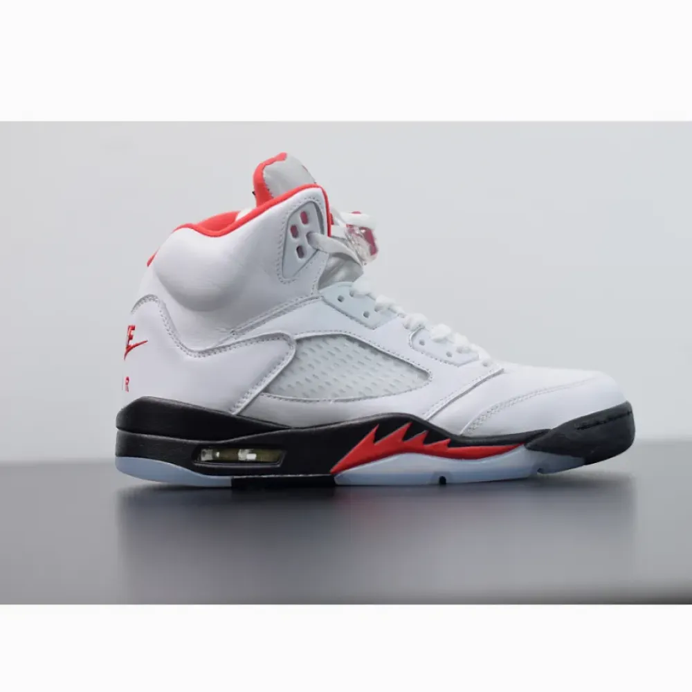 Air Jordan 5 Fire Red 3M Silver Tongue  DA1911-102
