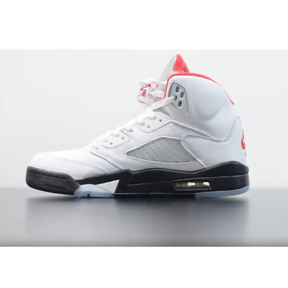 Air Jordan 5 Fire Red 3M Silver Tongue  DA1911-102