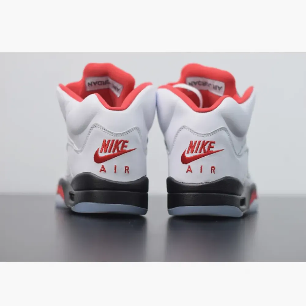 Air Jordan 5 Fire Red 3M Silver Tongue  DA1911-102
