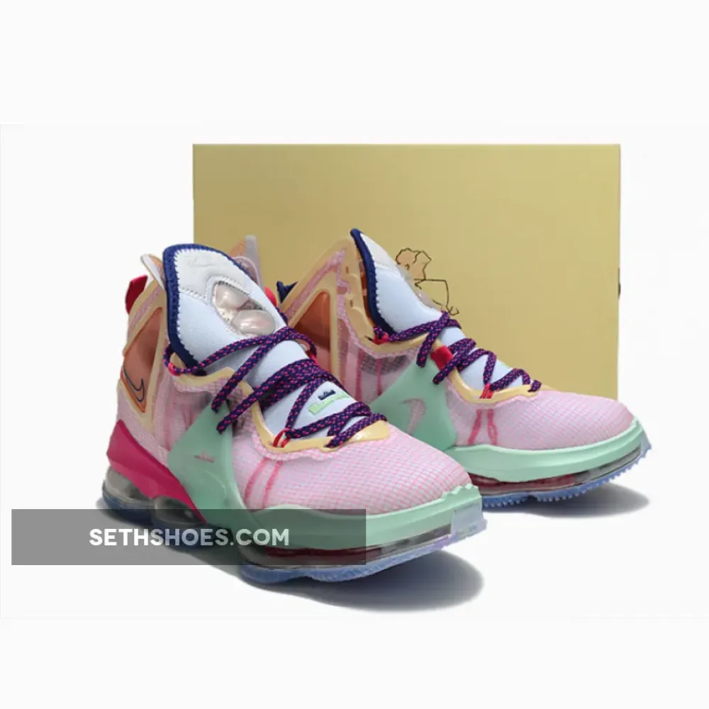 Nike LeBron 19 ‘Valentine’s Day’ Pink/Green-Purple  DH8460-900