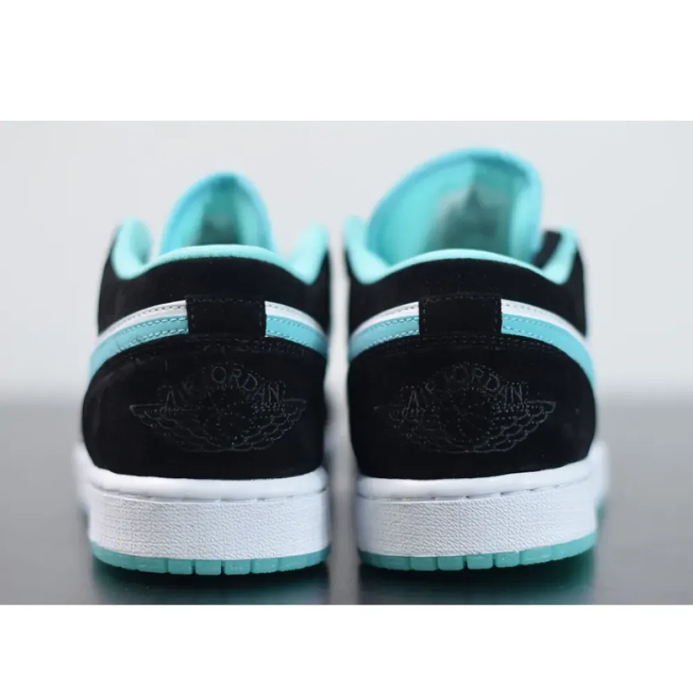 Air Jordan 1 Low White/Black-Island Green  CQ9828-131