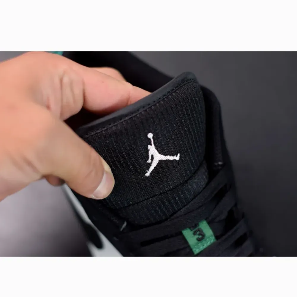 Air Jordan 1 Low White/Black-Mystic Green  553558-113