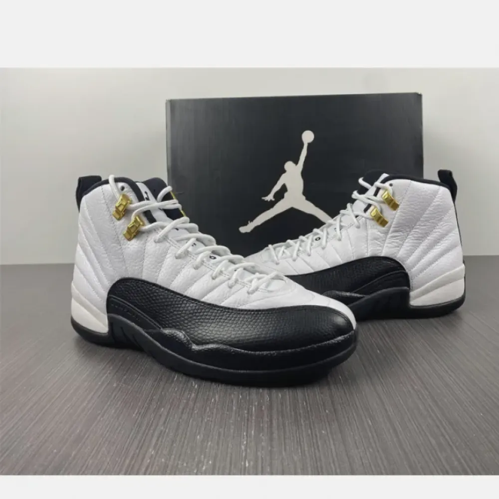 Air Jordan 12 ‘Taxi’ White/Black-Taxi-Varsity Red  130690-125