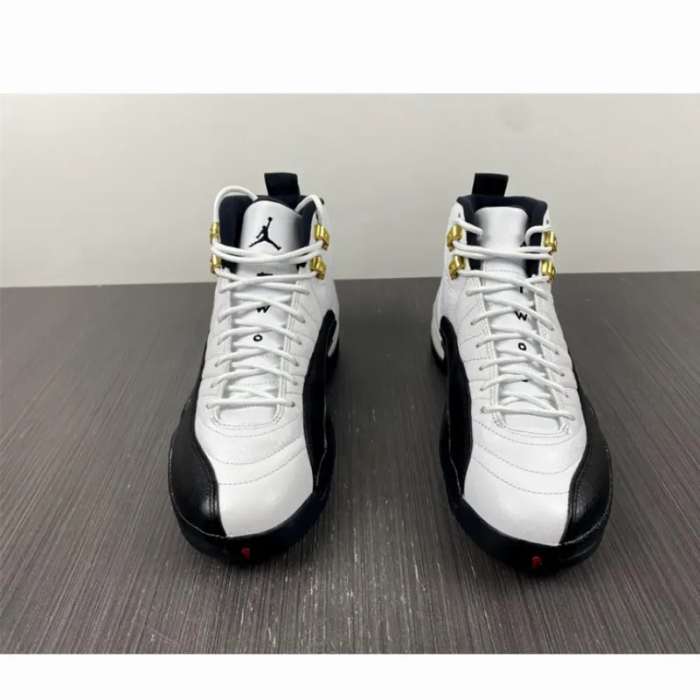Air Jordan 12 ‘Taxi’ White/Black-Taxi-Varsity Red  130690-125
