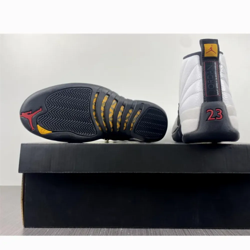 Air Jordan 12 ‘Taxi’ White/Black-Taxi-Varsity Red  130690-125