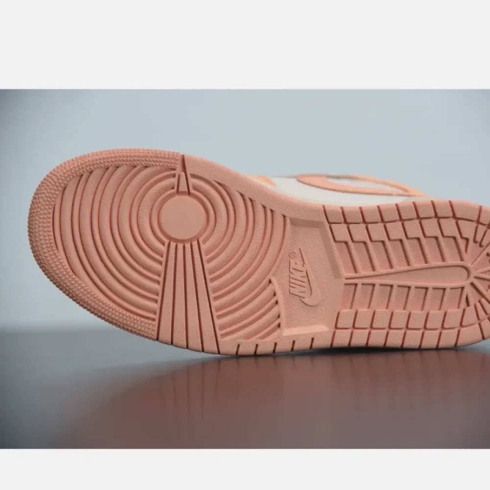 Air Jordan 1 Mid Atomic Orange/Apricot Agate-Terra Blush  DH4270-800