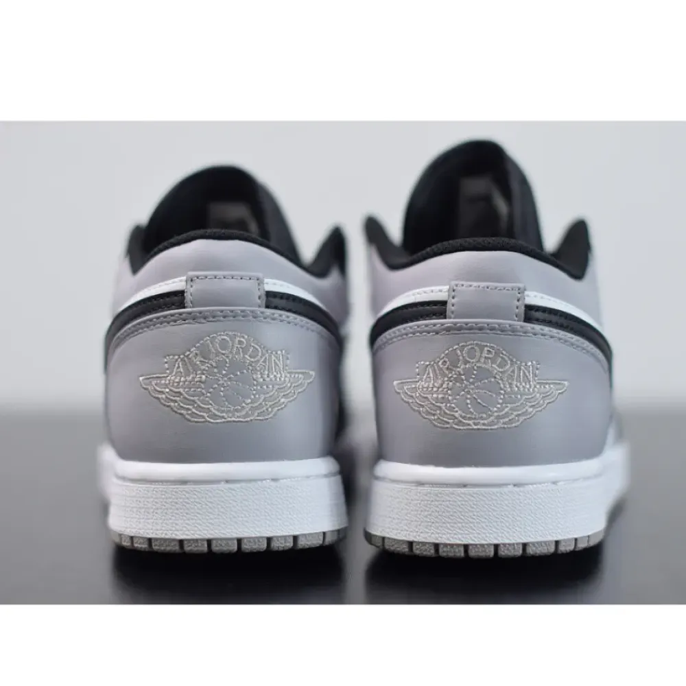 Air Jordan 1 Low White/Atmosphere-Black  553558-110