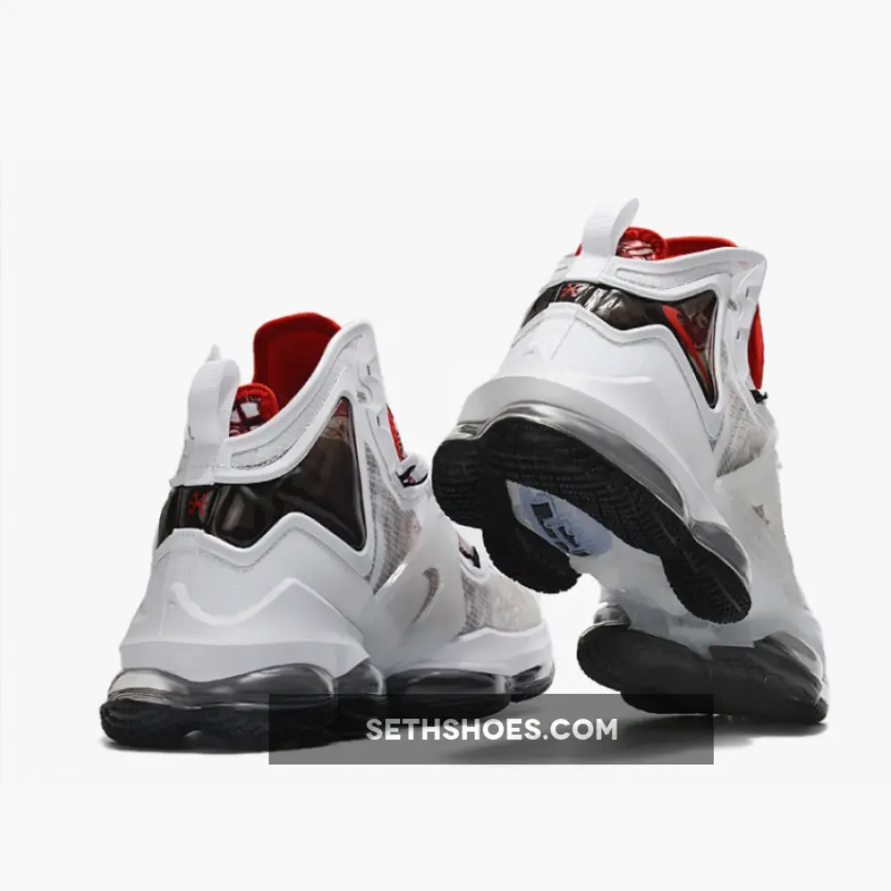 Nike LeBron 19 “Sketch” White Red Black DC9340-101