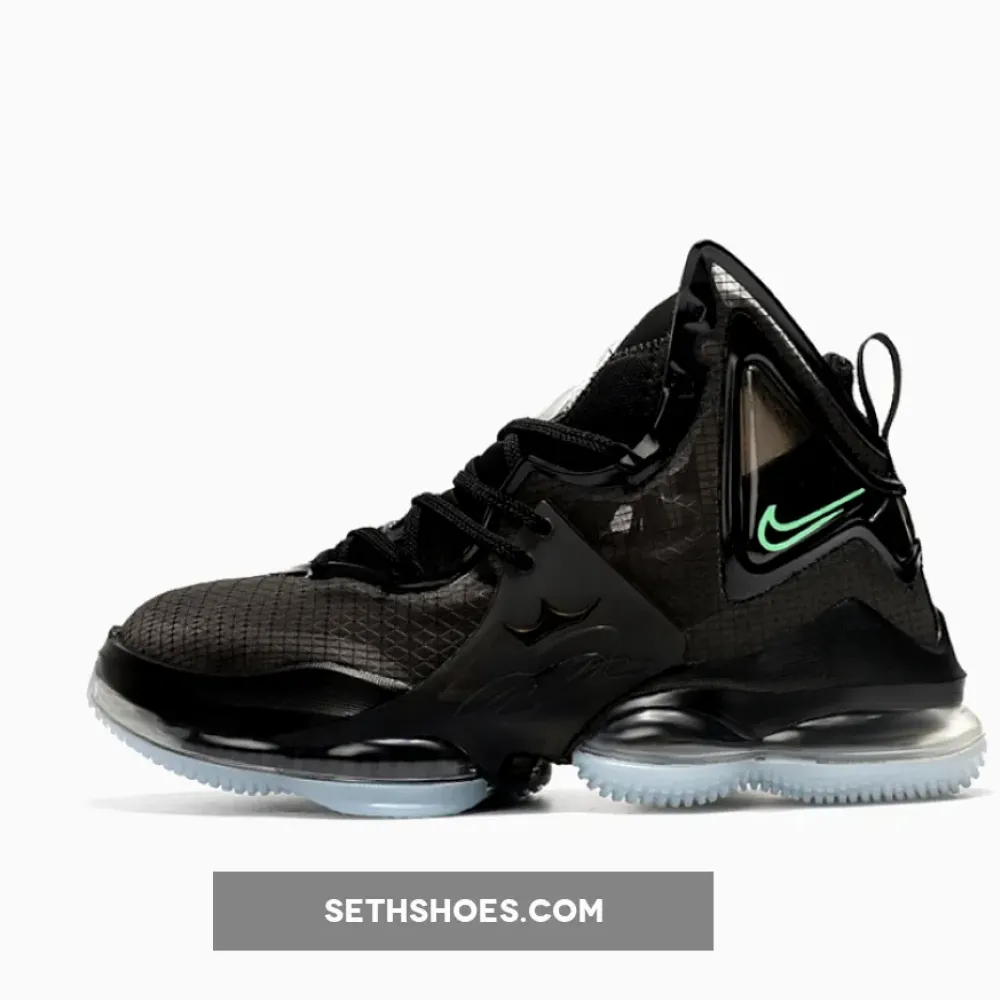 Nike LeBron 19 Black Aqua  DC9340-003