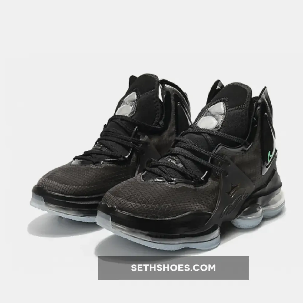 Nike LeBron 19 Black Aqua  DC9340-003