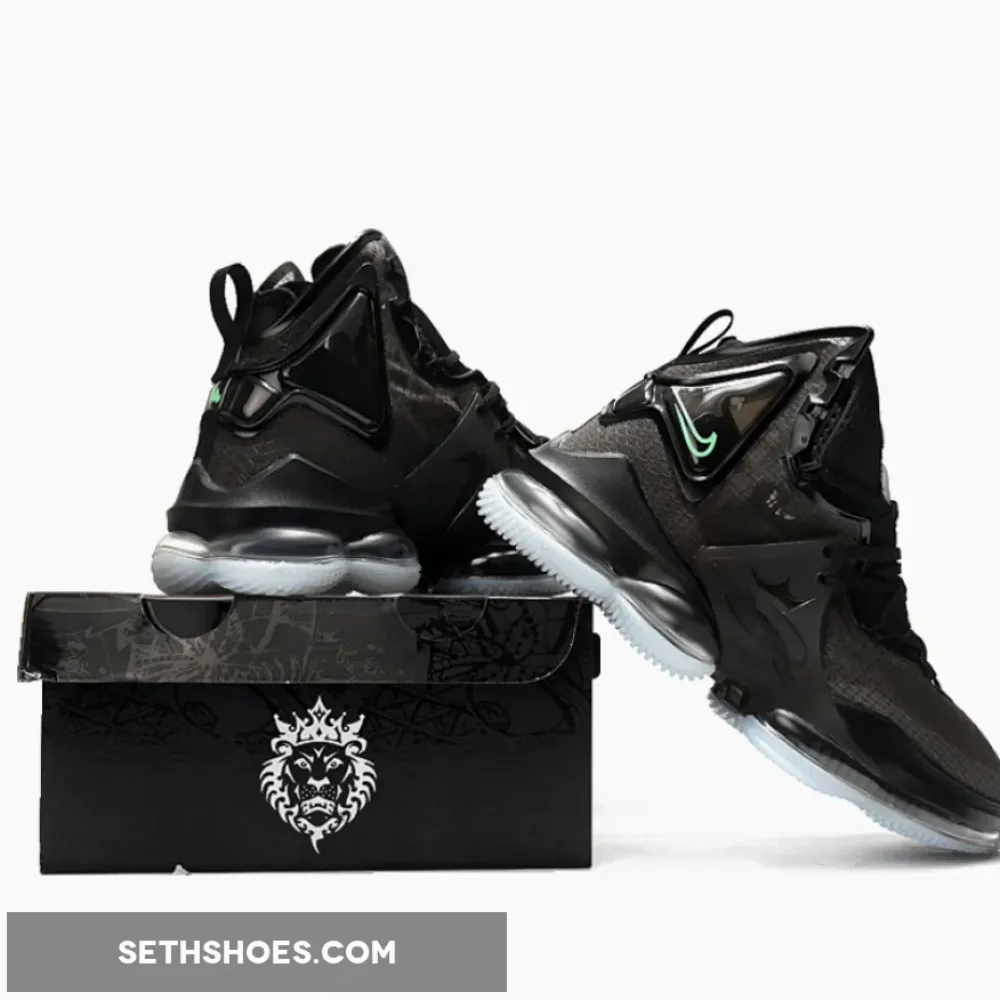 Nike LeBron 19 Black Aqua  DC9340-003