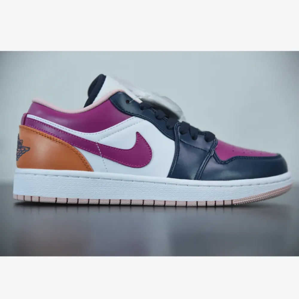 Mismatched Air Jordan 1 Low Purple Magenta  DJ4342-400