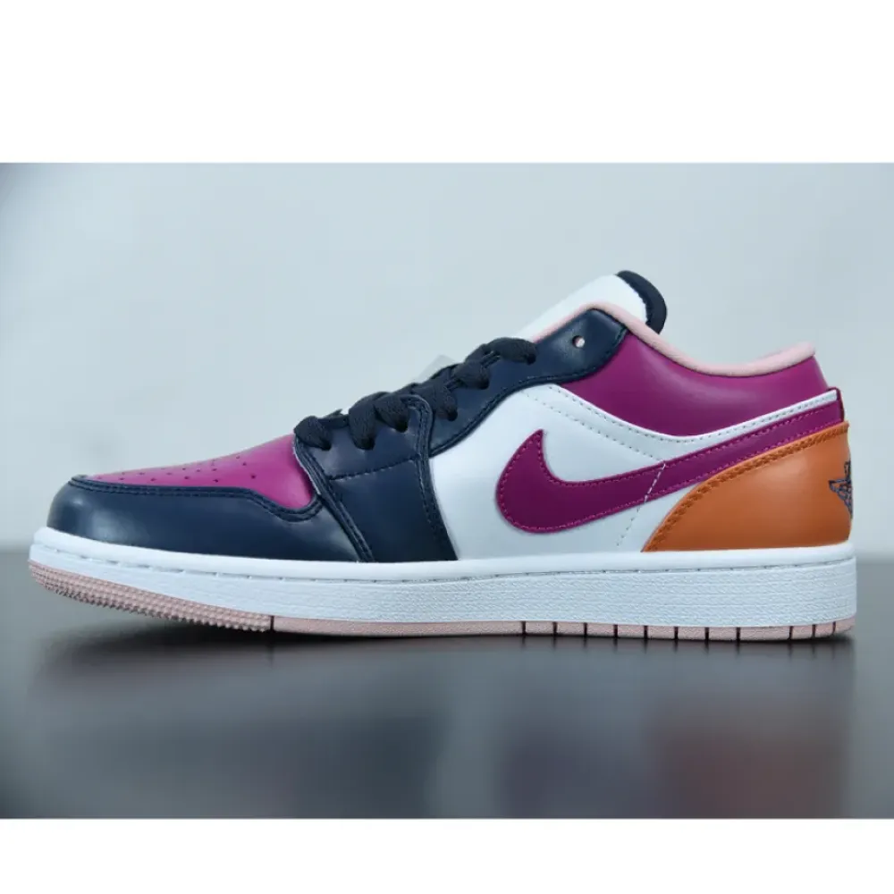 Mismatched Air Jordan 1 Low Purple Magenta  DJ4342-400