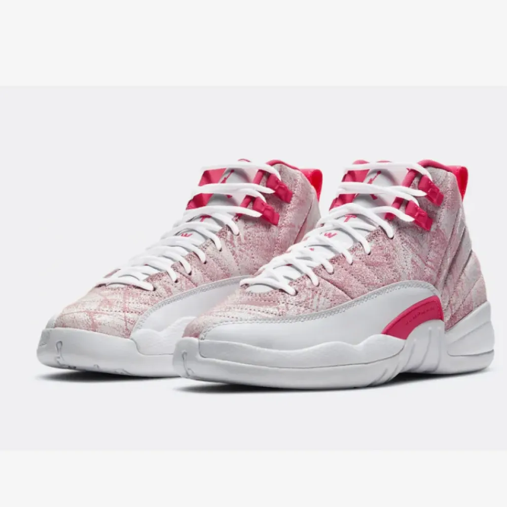Air Jordan 12 GS ‘Ice Cream’ White/Arctic Punch-Hyper Pink  510815-101