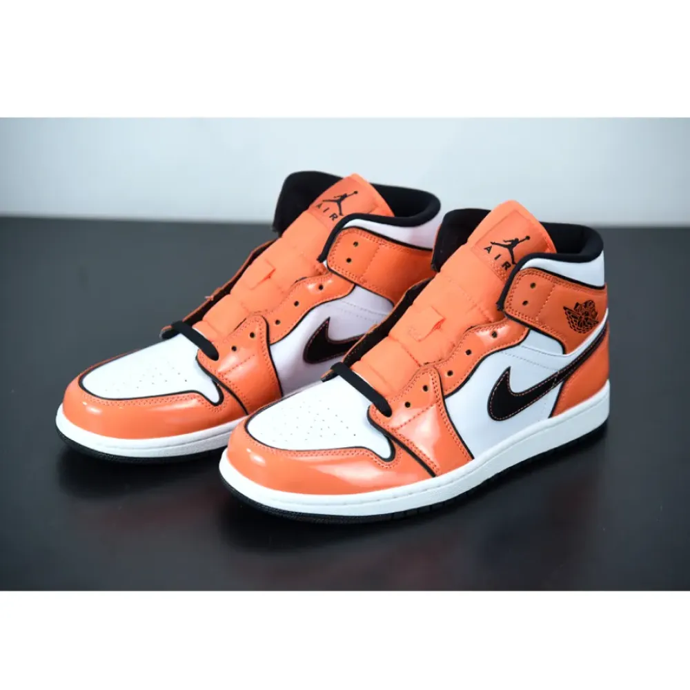 Air Jordan 1 Mid Turf Orange/Black-White  DD6834-802