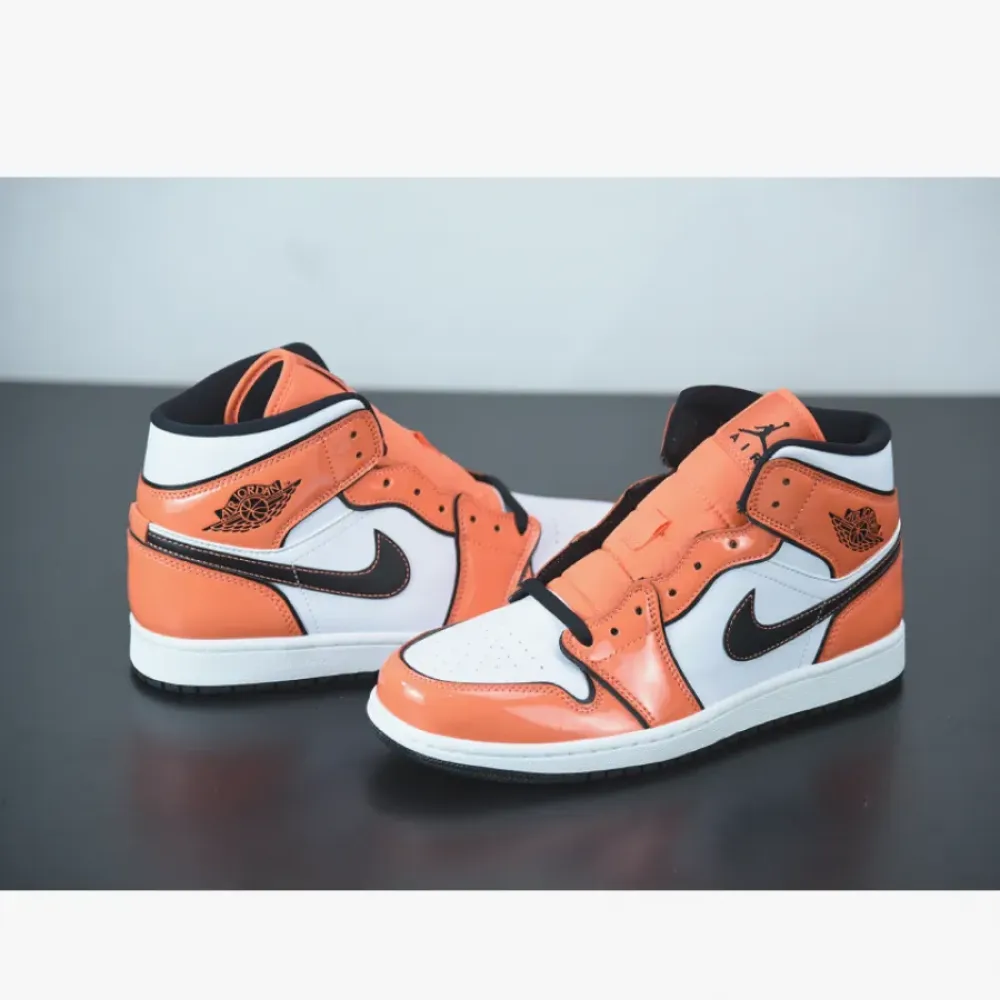 Air Jordan 1 Mid Turf Orange/Black-White  DD6834-802