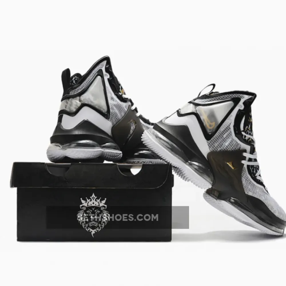 Nike LeBron 19 Leopard Grey/Black  DC9340-100