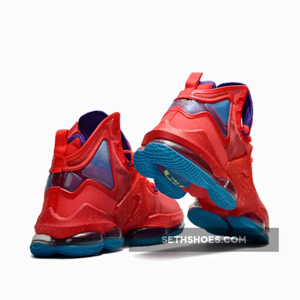Nike LeBron 19 ‘King’s Crown’ Siren Red/Laser Blue  DC9340-600