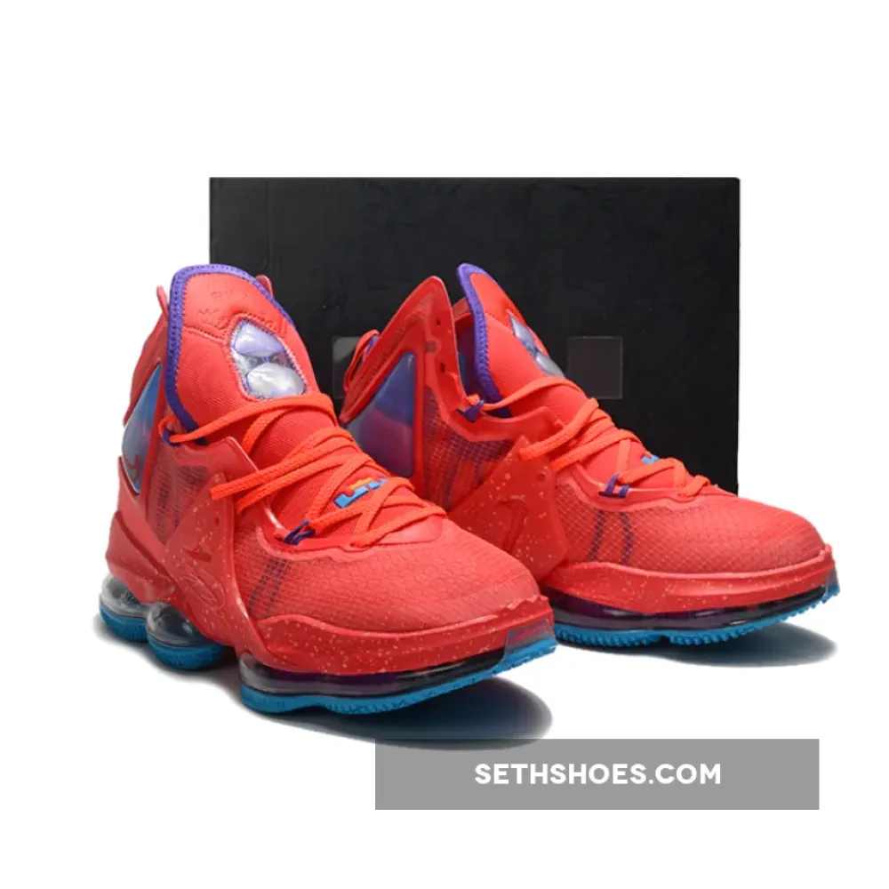 Nike LeBron 19 ‘King’s Crown’ Siren Red/Laser Blue  DC9340-600