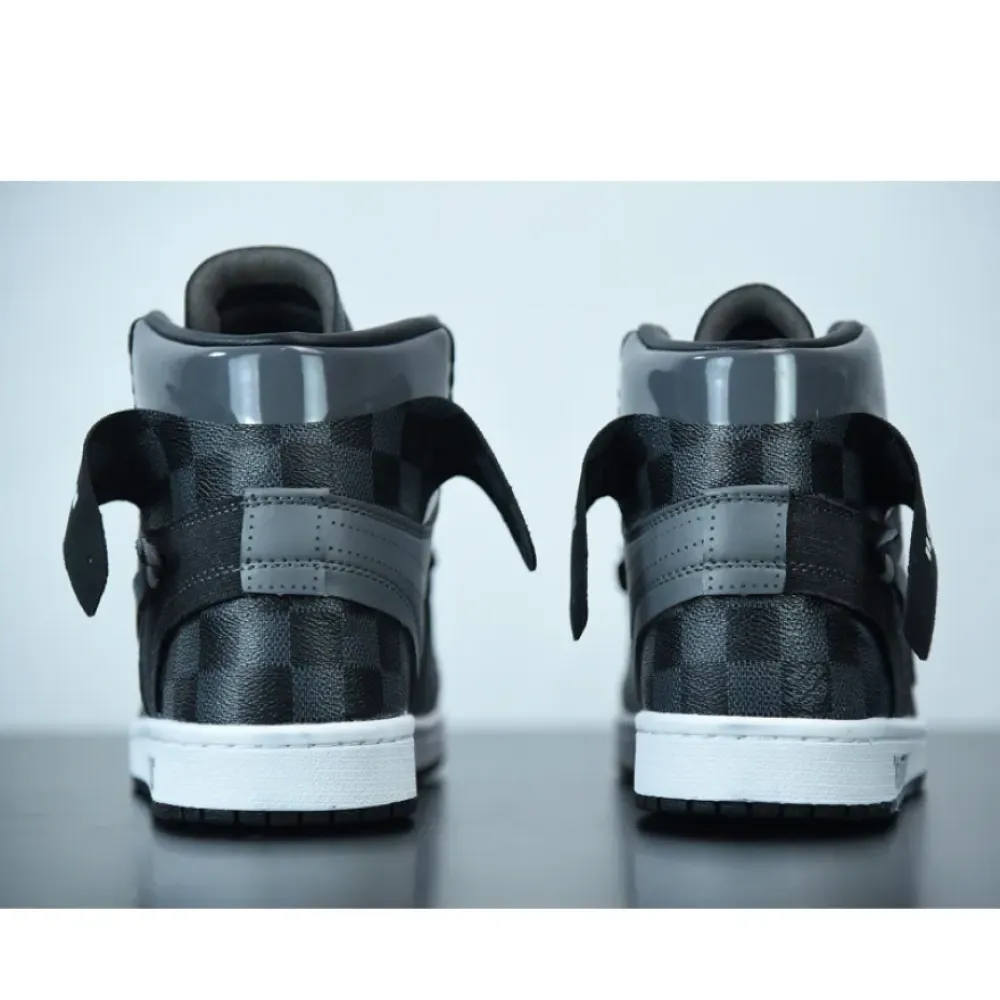 OFF–WHITE x Air Jordan 1 Custom Black by Ceeze