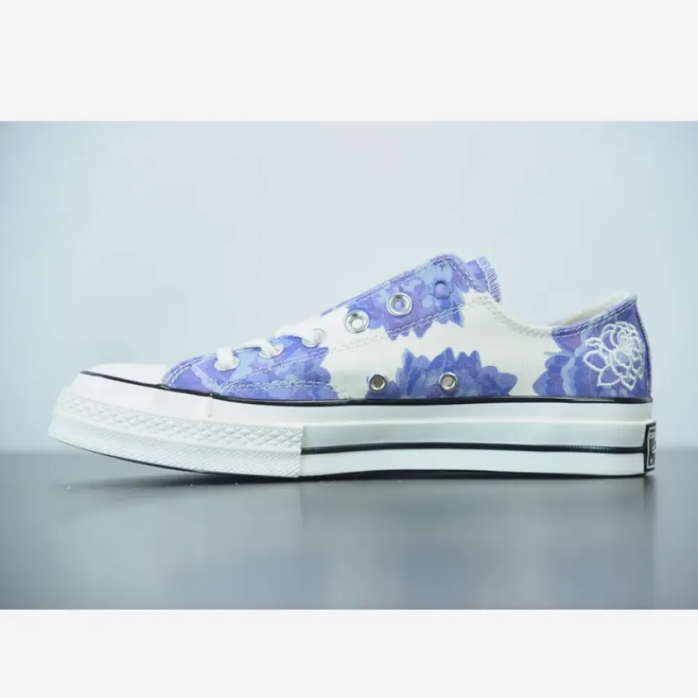 Converse Chuck 70 Low ‘Floral’ Beige/Purple  570581C