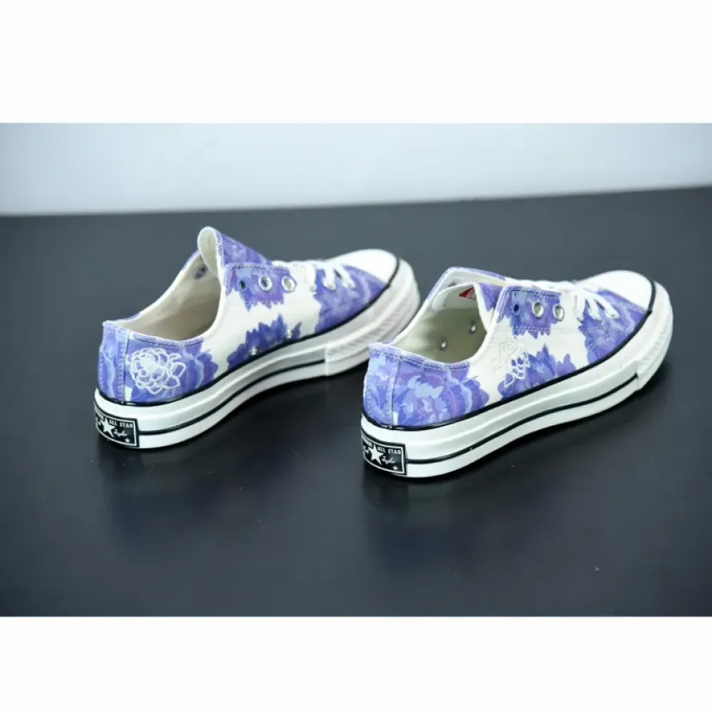 Converse Chuck 70 Low ‘Floral’ Beige/Purple  570581C