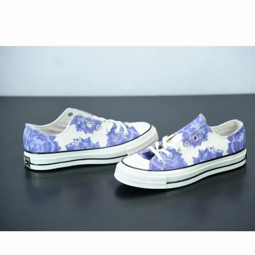 Converse Chuck 70 Low ‘Floral’ Beige/Purple  570581C
