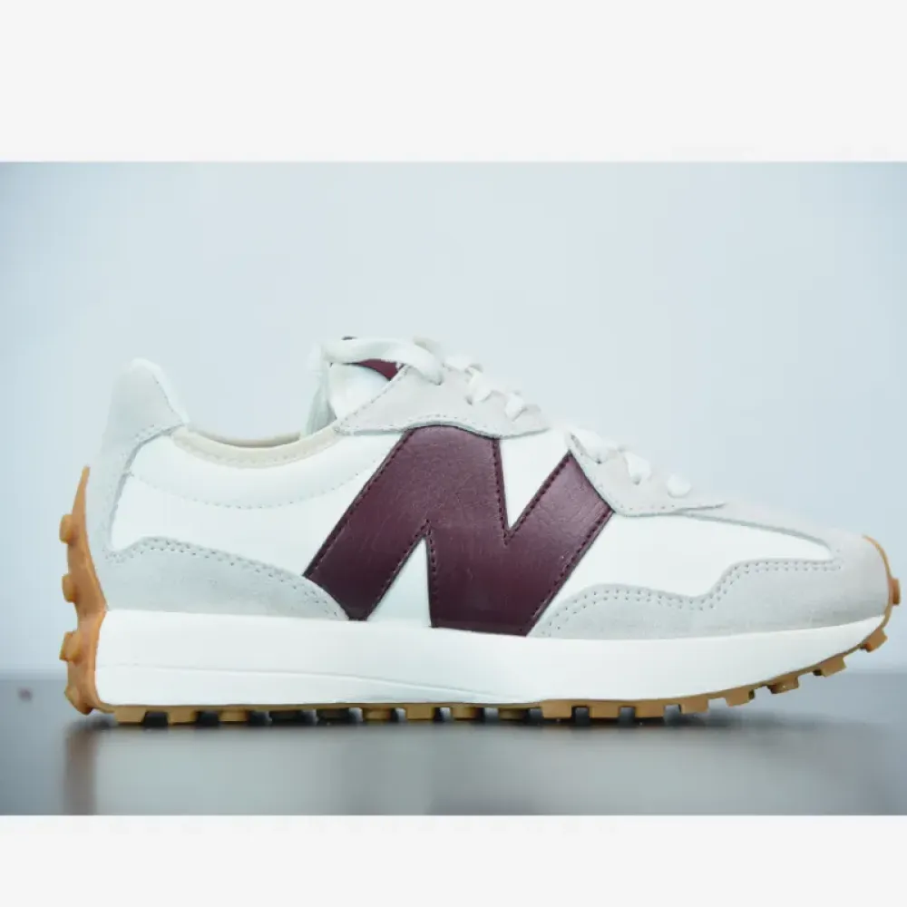 STAUD x New Balance 327 White Grey Brown WS327KA