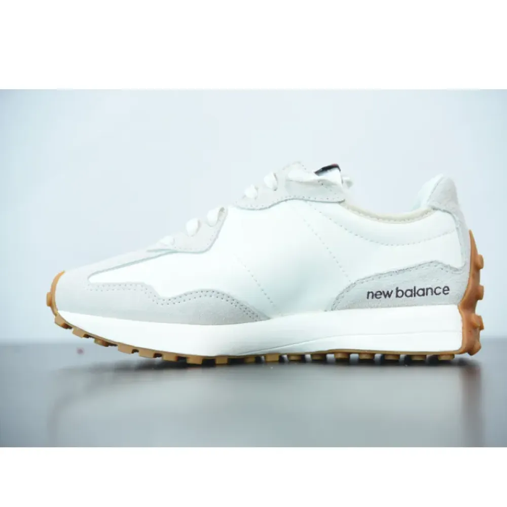 STAUD x New Balance 327 White Grey Brown WS327KA