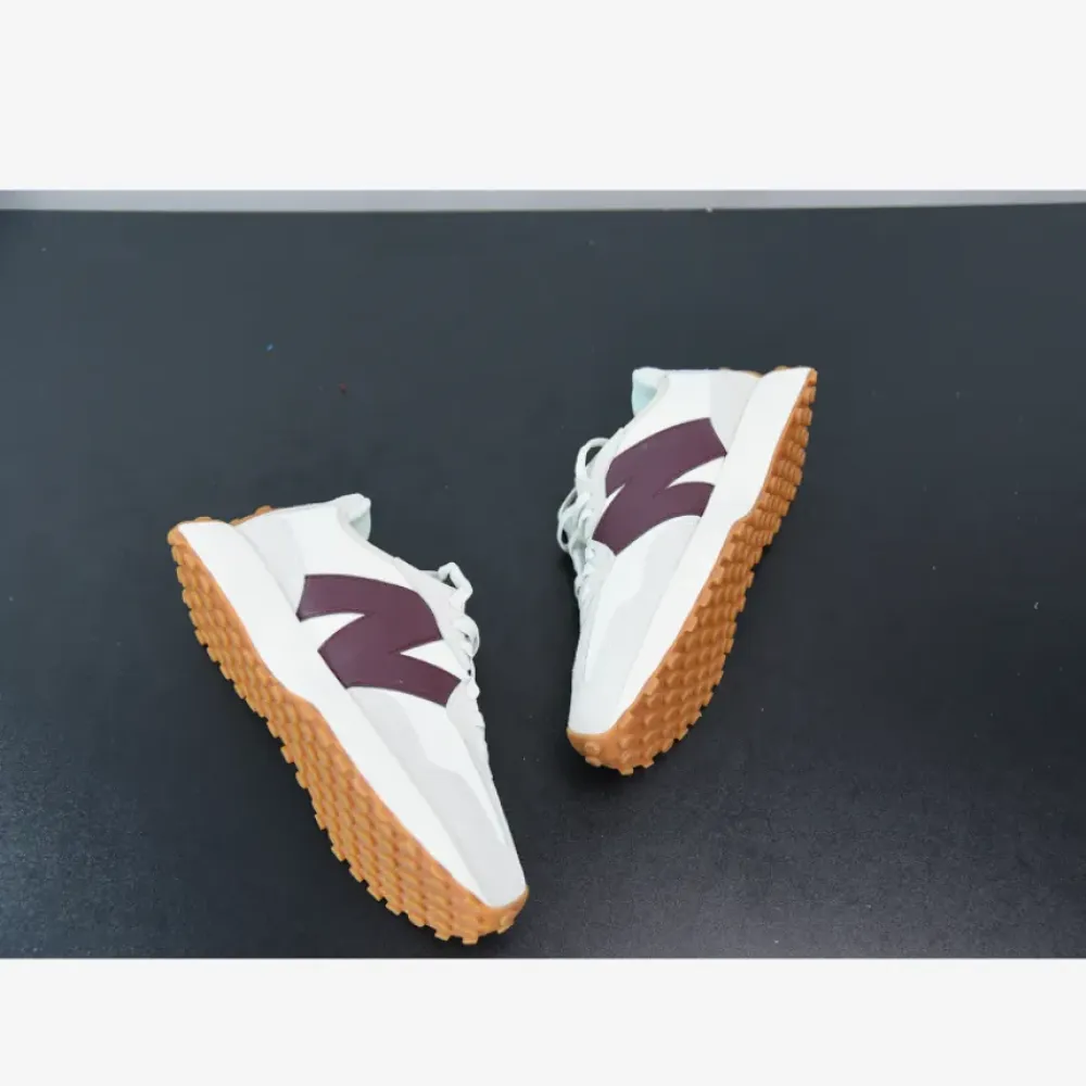 STAUD x New Balance 327 White Grey Brown WS327KA