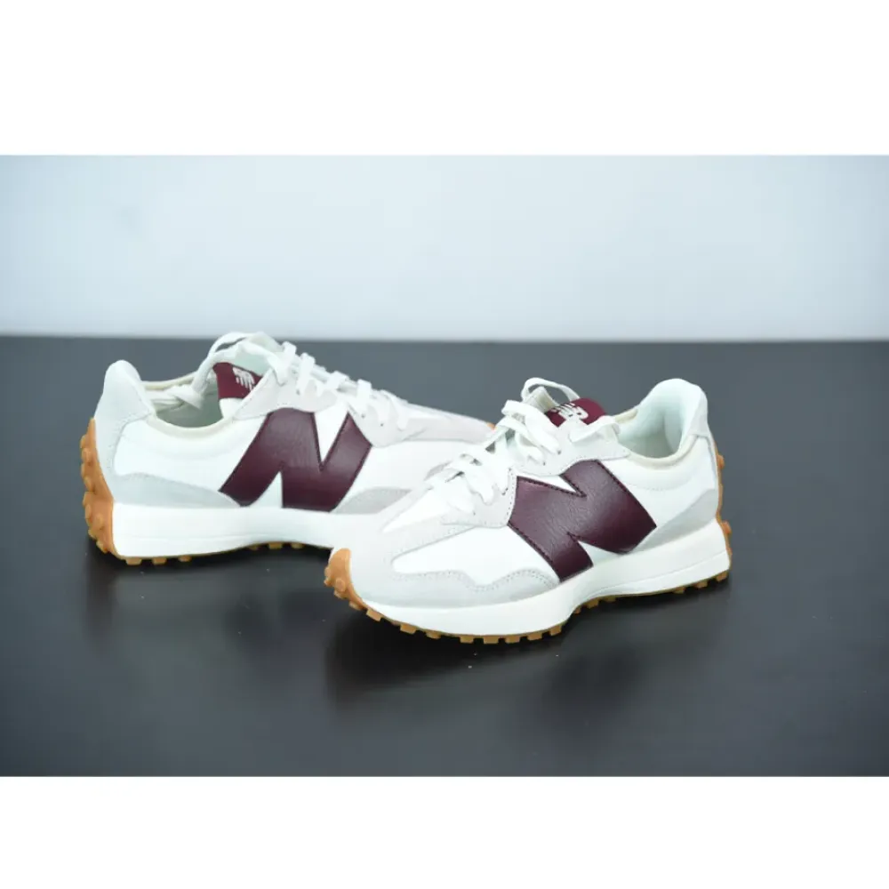 STAUD x New Balance 327 White Grey Brown WS327KA