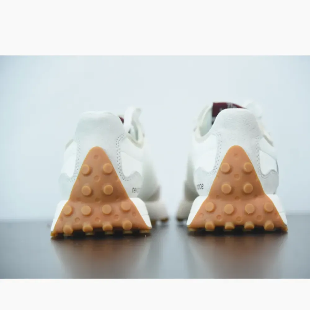 STAUD x New Balance 327 White Grey Brown WS327KA