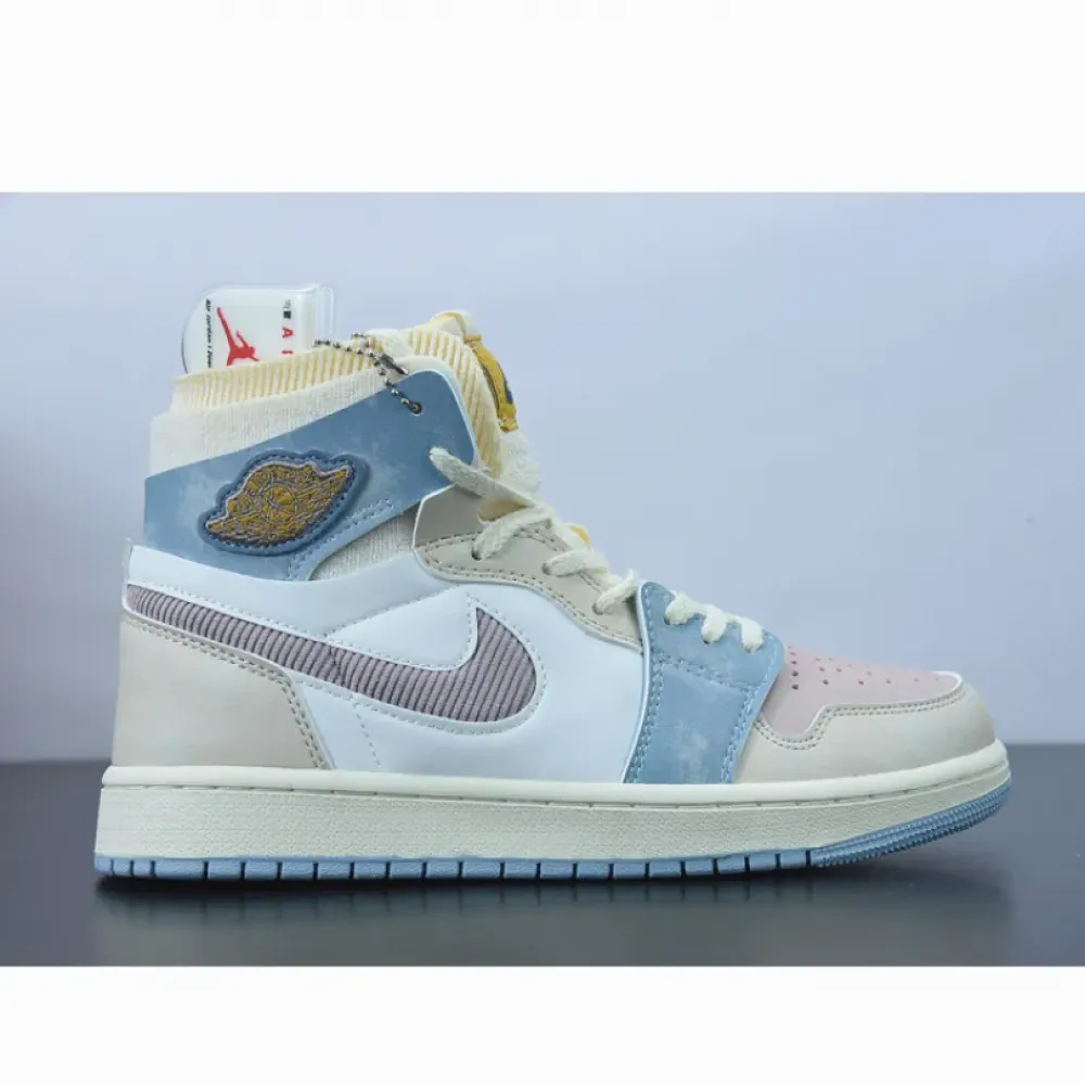 Air Jordan 1 Zoom CMFT Pink Oxford/Plum Fog-White  DQ5092-651