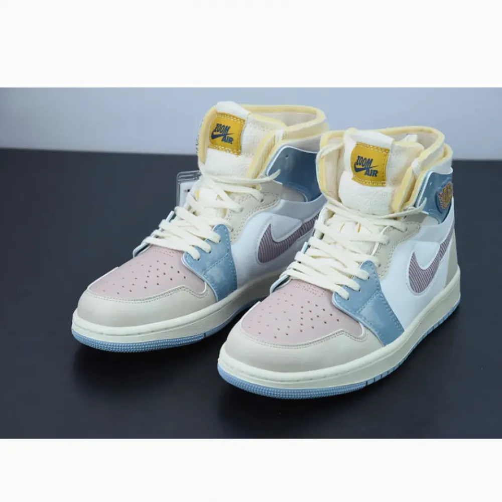 Air Jordan 1 Zoom CMFT Pink Oxford/Plum Fog-White  DQ5092-651