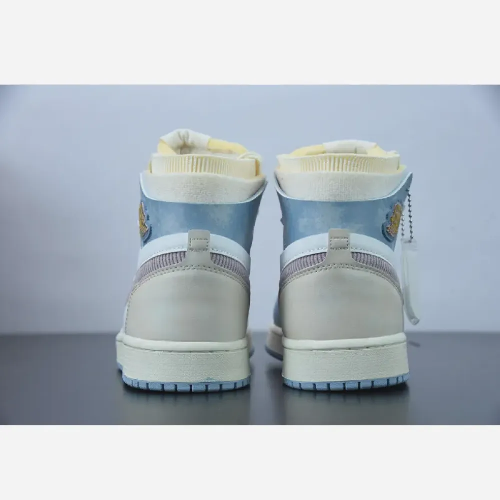 Air Jordan 1 Zoom CMFT Pink Oxford/Plum Fog-White  DQ5092-651