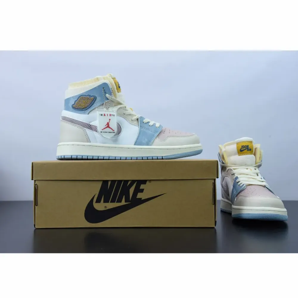 Air Jordan 1 Zoom CMFT Pink Oxford/Plum Fog-White  DQ5092-651