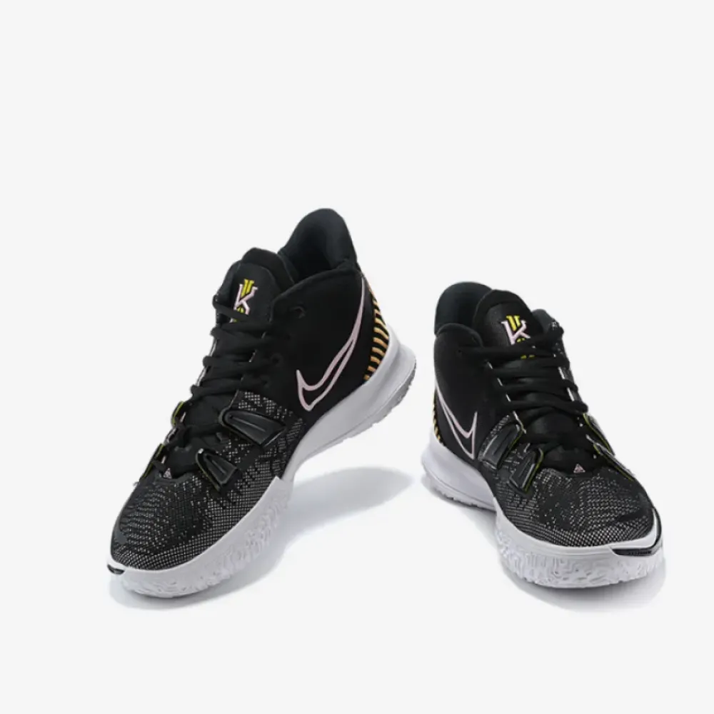 Nike Kyrie 7 ‘Embroidered Heels’ Black Yellow Pink CQ9326-005