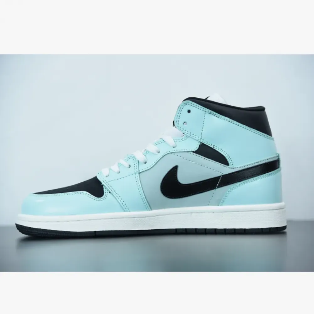 Air Jordan 1 Mid Mint Green Black