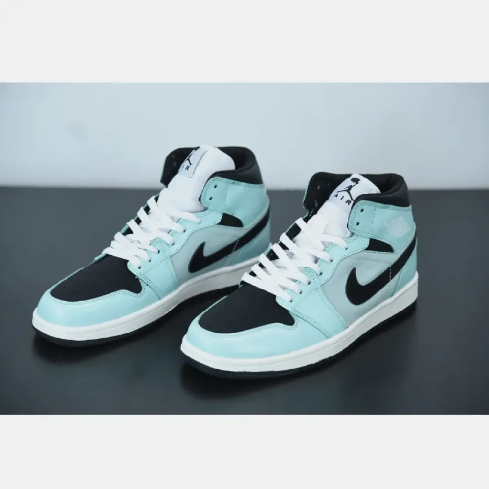 Air Jordan 1 Mid Mint Green Black