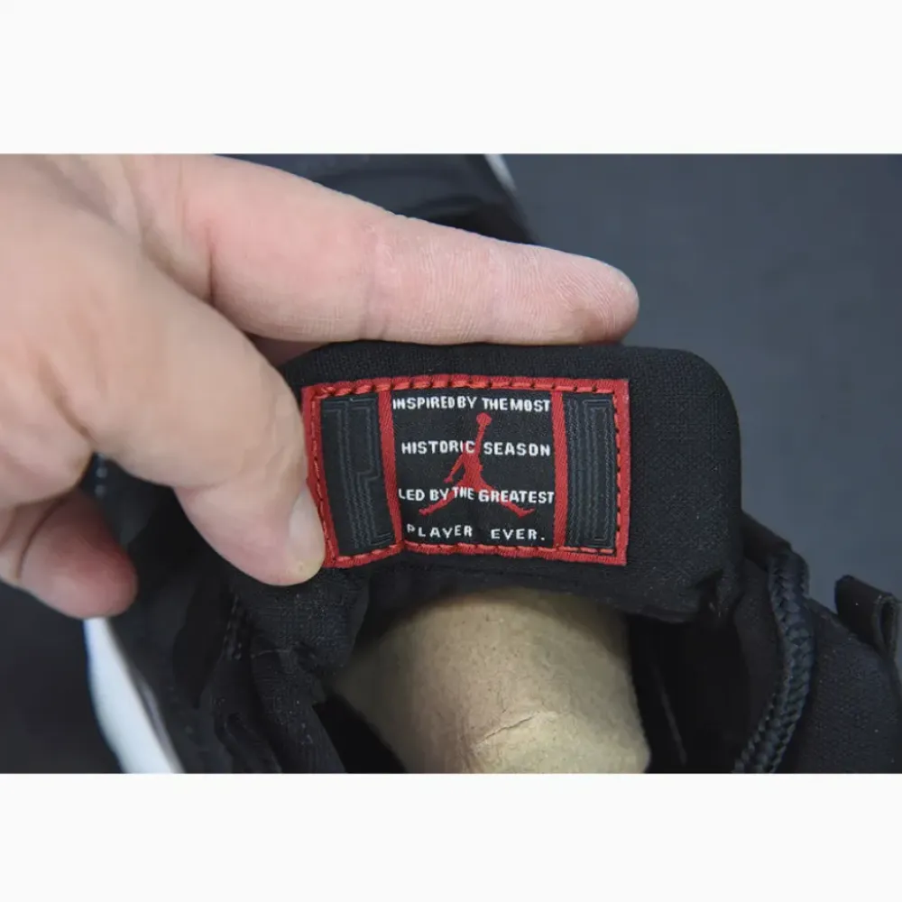 Air Jordan 11 Low “72-10” Black/Gym Red-White-Sail  AV2187-001
