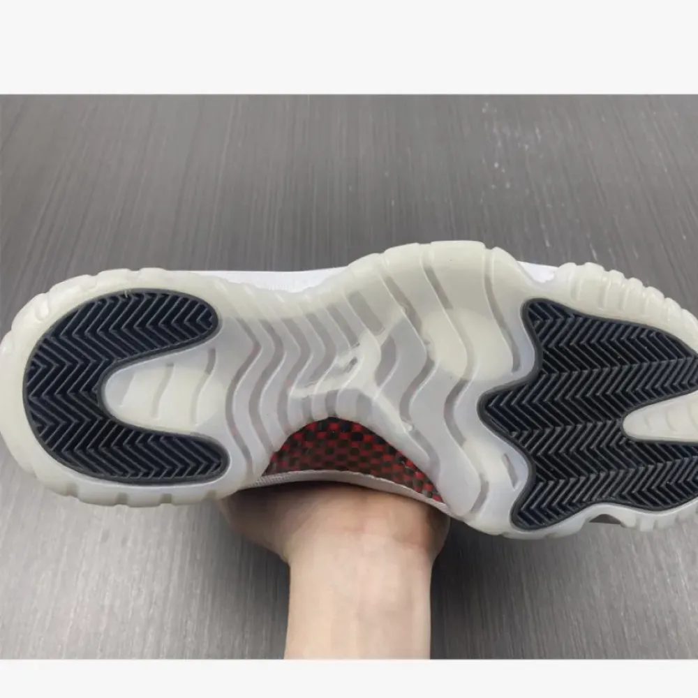 Air Jordan 11 Low “72-10” Black/Gym Red-White-Sail  AV2187-001