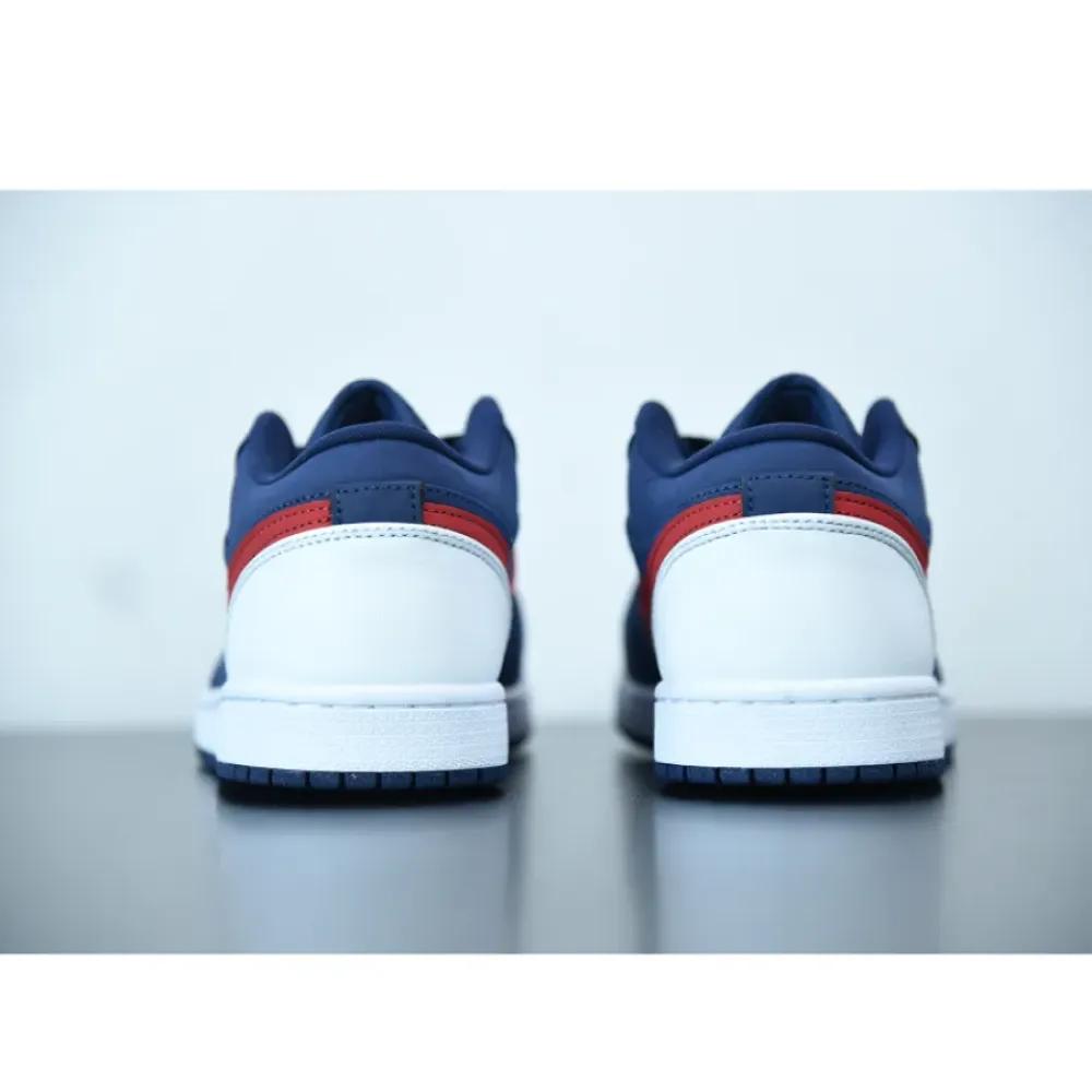 Air Jordan 1 Low ‘USA’ Navy Blue/White-Red  CZ8454-400