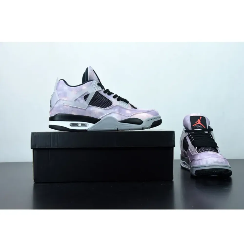 Air Jordan 4 “Zen Master” Amethyst Wave/Bright Crimson  DH7138-506