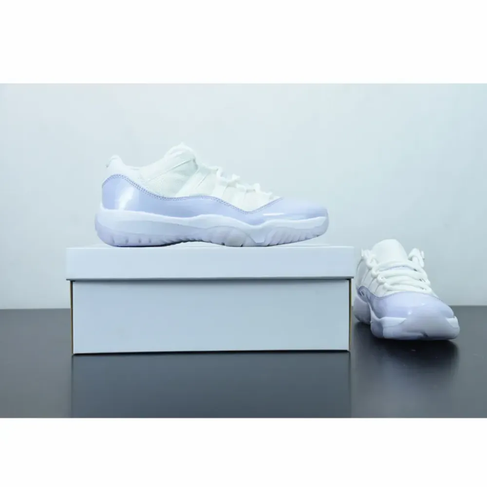 Air Jordan 11 Low White/Pure Violet  AH7860-101