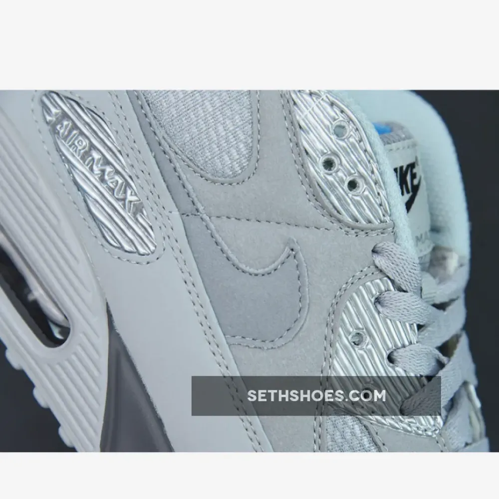Nike Air Max 90 “Moscow” Smoke Grey/Infrared-Laser Blue DC4466-001