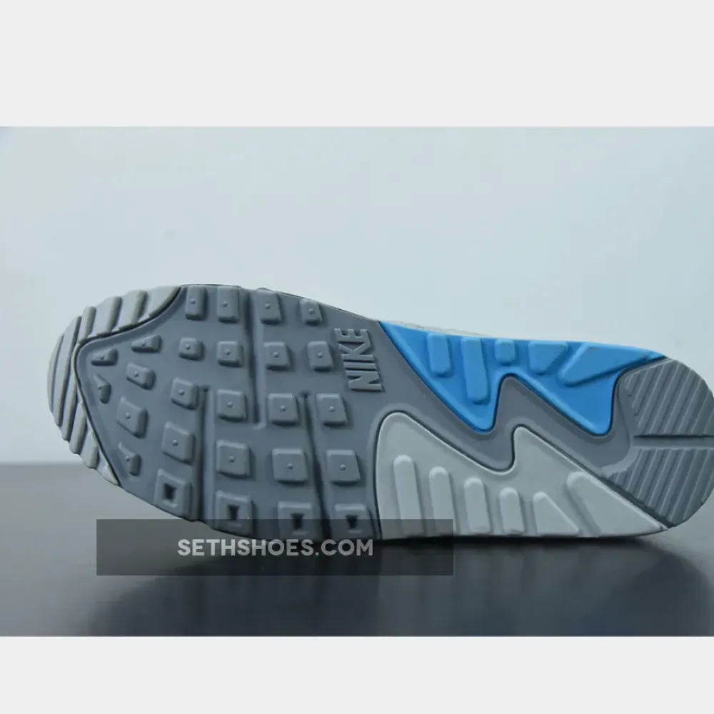 Nike Air Max 90 “Moscow” Smoke Grey/Infrared-Laser Blue DC4466-001