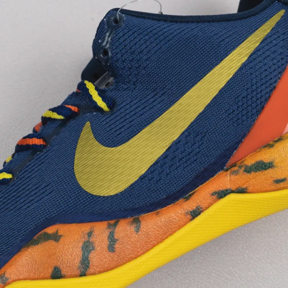 Nike Kobe 8 System ‘Barcelona’ Deep Royal/Team Orange  555035-402